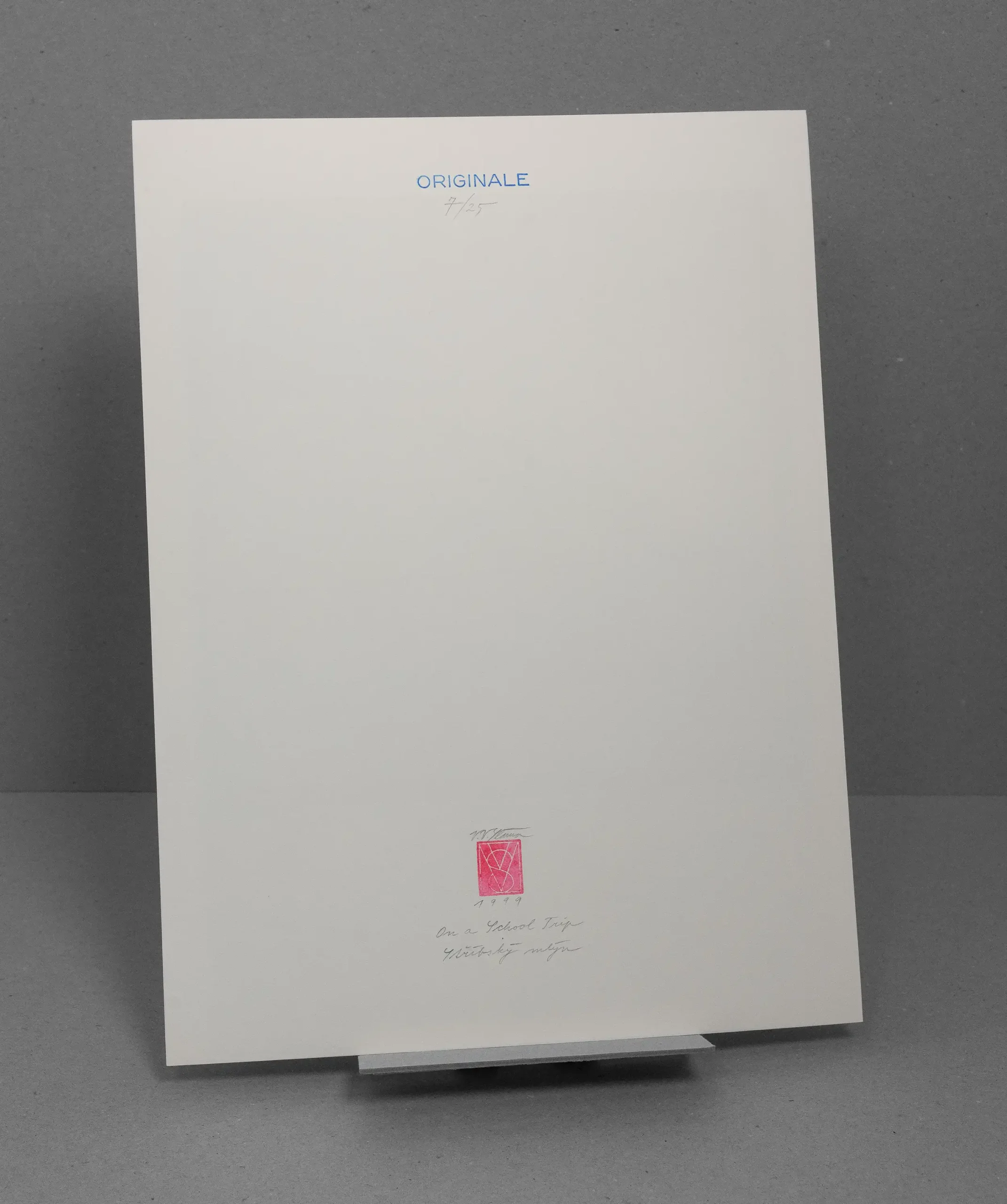 Vojtech V. Slama – On a School Trip (Stribský mlýn, Czech Republic 1999) - Image 2